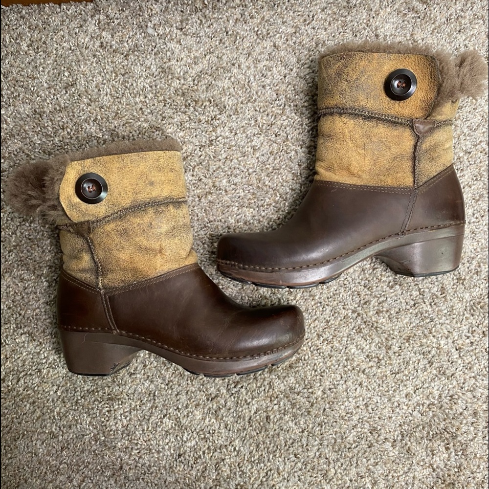 Dansko Brown Stormy Sherpa Lined Size 39 Boots